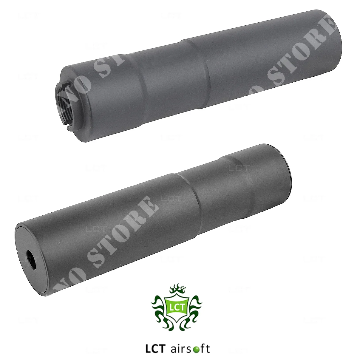 SILENCIADOR ZDTK-4P +24MM LCT NEGRO (ZDTK-4P)