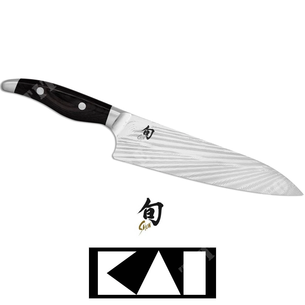 CUCHILLO DE COCINA SHUN NAGARE NEGRO cm20 KAI (NDC-706S)