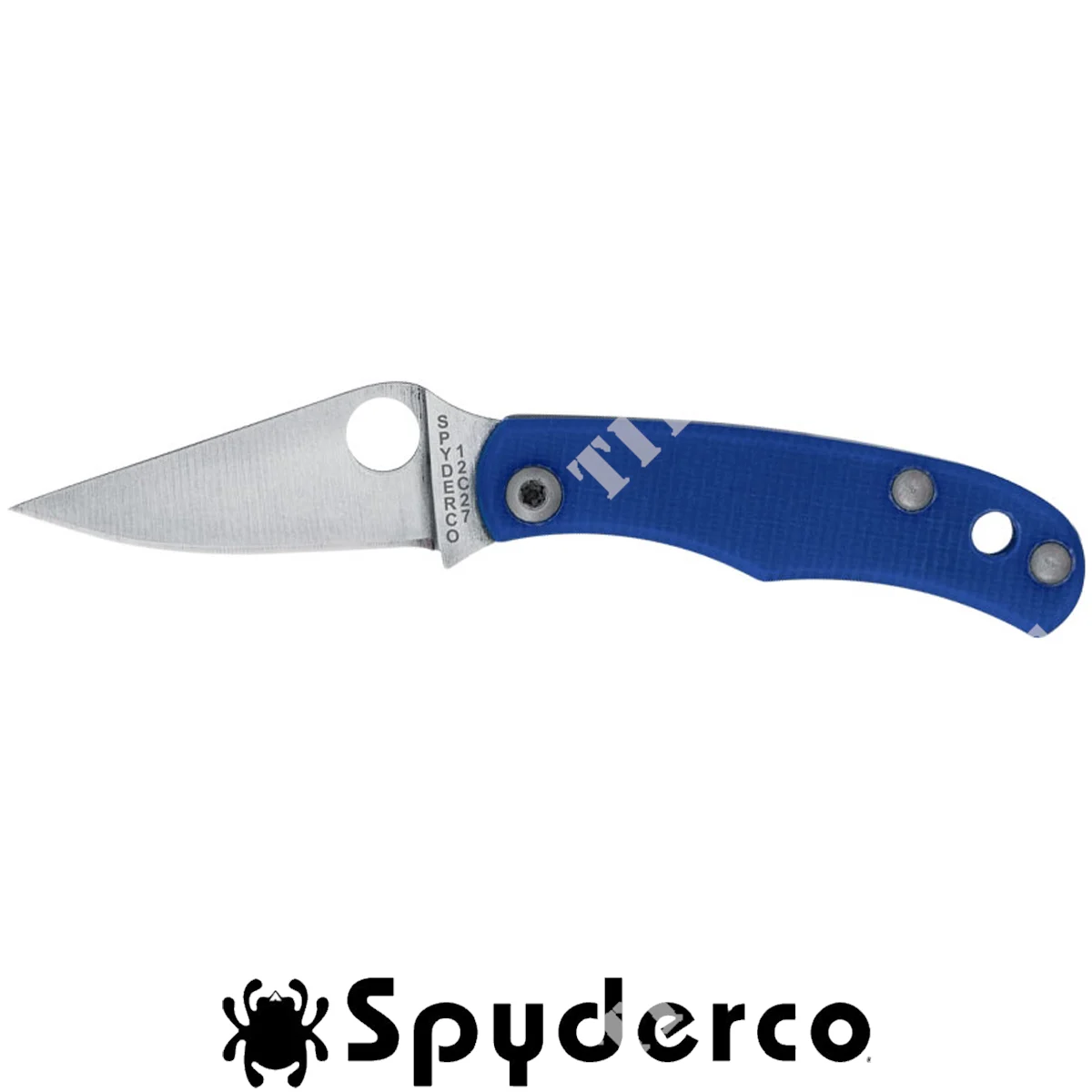 CUCHILLO SLIPITSPYDERCO G10 BUG BLUE (C133GBLP)