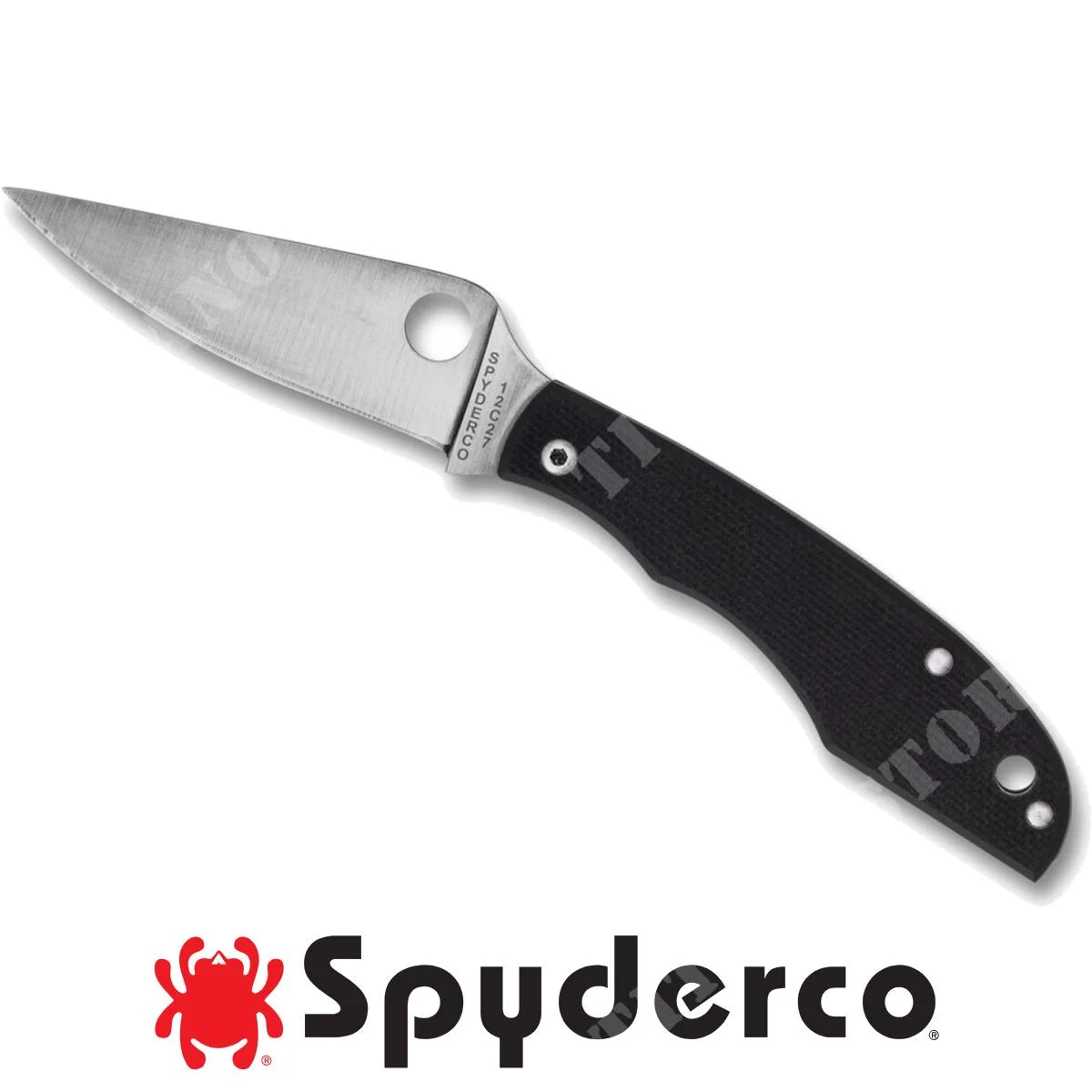 CUCHILLO GRASSHOPPER G10 SLIPIT SPYDERCO NEGRO (C138GBKP)