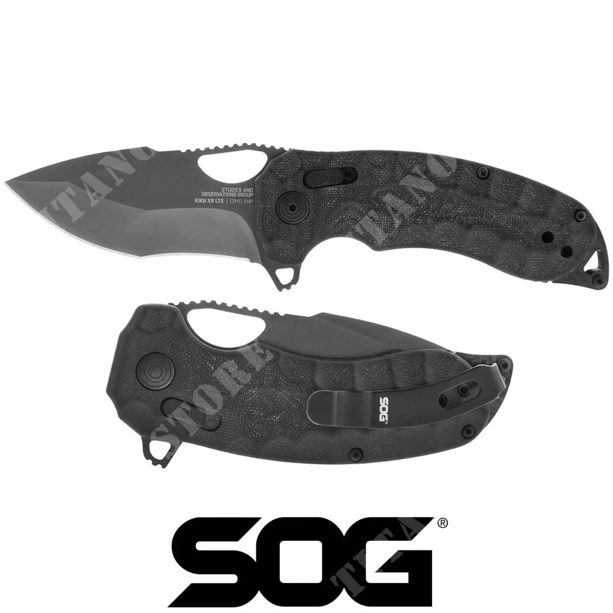 CUCHILLO SOG KIKU XR LTE BLACKOUT (SOG-12-27-04-57)