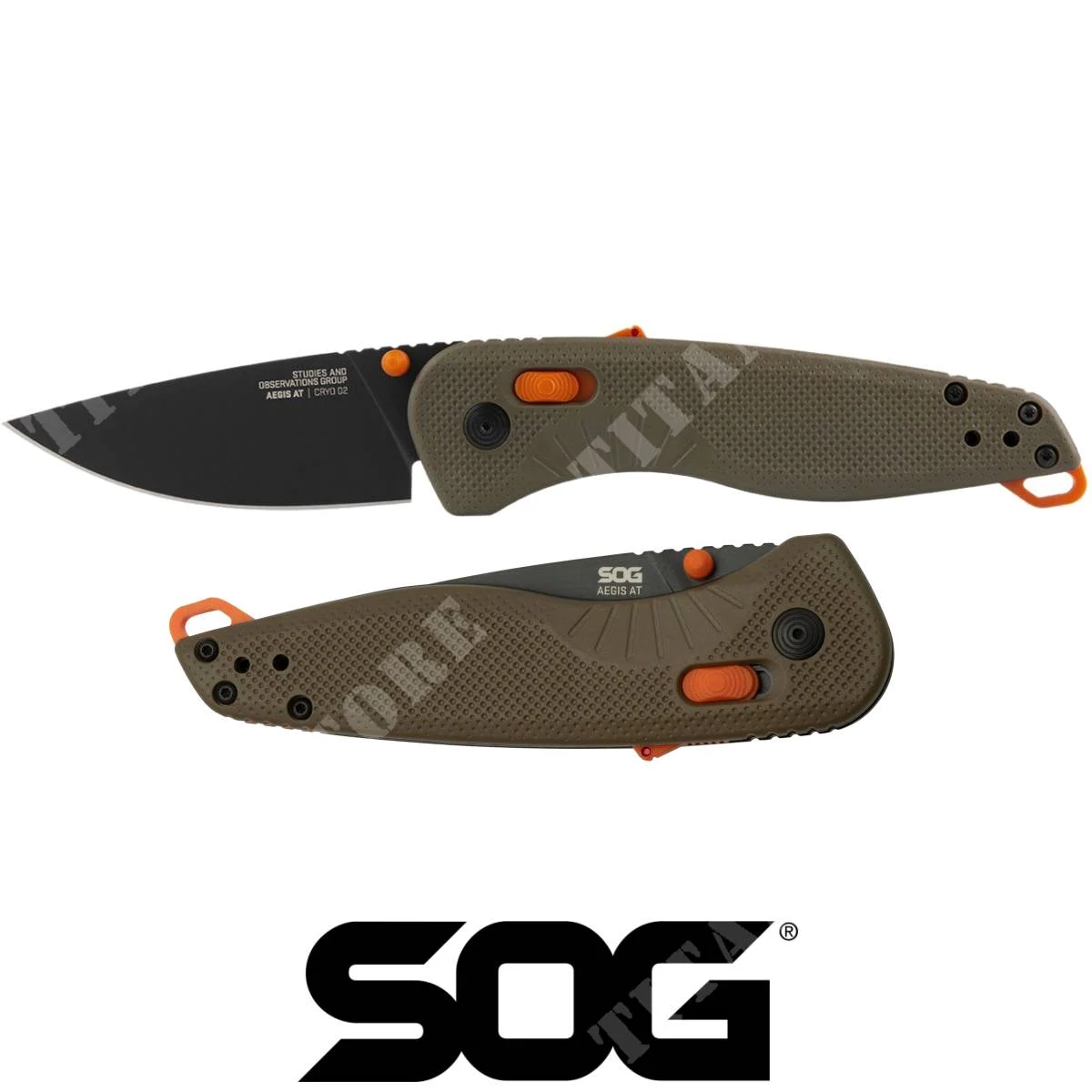 CUCHILLO SOG AEGIS AT TAN BLAZE (SOG-11-41-06-41)