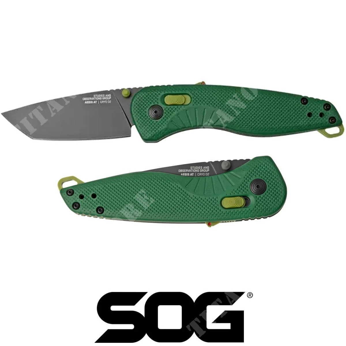 CUCHILLO SOG TANTO AEGIS AT FOREST MOSS (SOG-11-41-13-41)