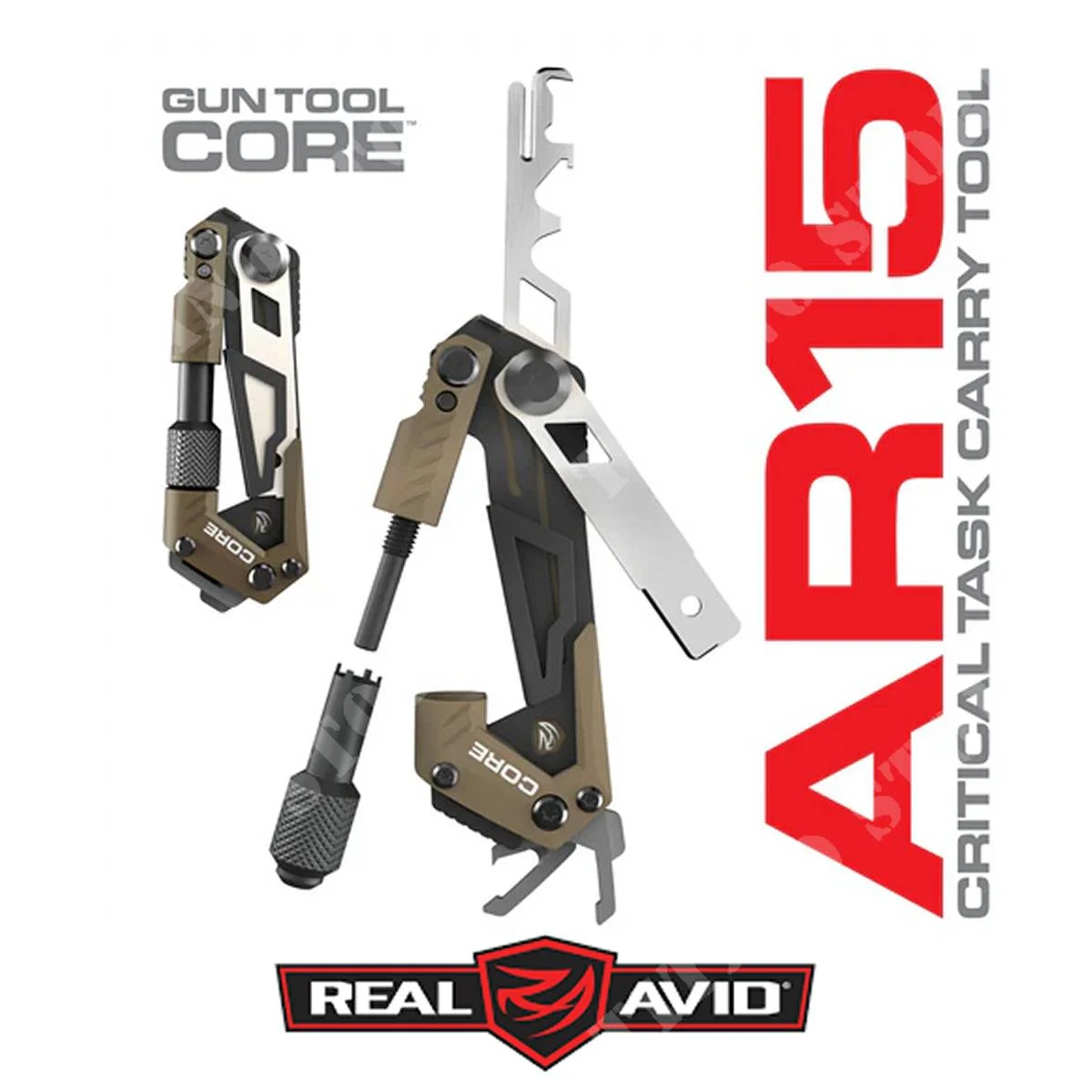 HERRAMIENTA MULTIUSOS PARA ARMAS CORE AR15 REAL AVID (AV-AVGTCOR-AR)