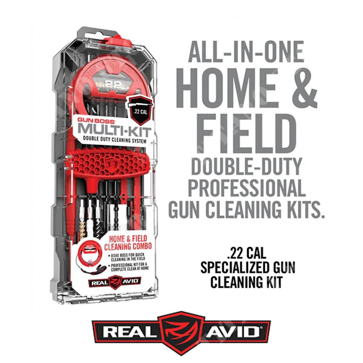 KIT MULTIUSOS GUN BOSS CAL.22 REAL AVID (AV-AVGBMK22)