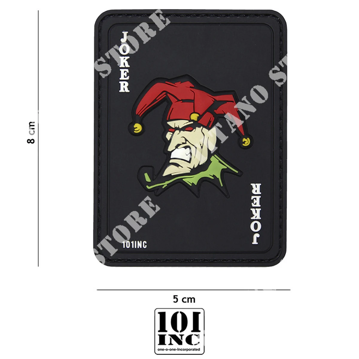 PARCHE 3D PVC JOKER NEGRO 18083 101 INC (444130-5092)