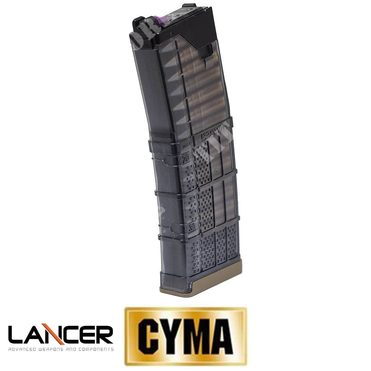 CARGADOR DE UNA SOLA COLA PARA 30BB GAS TAN L5AWM .300 CGS CYMA (CM-MAGLC01T)