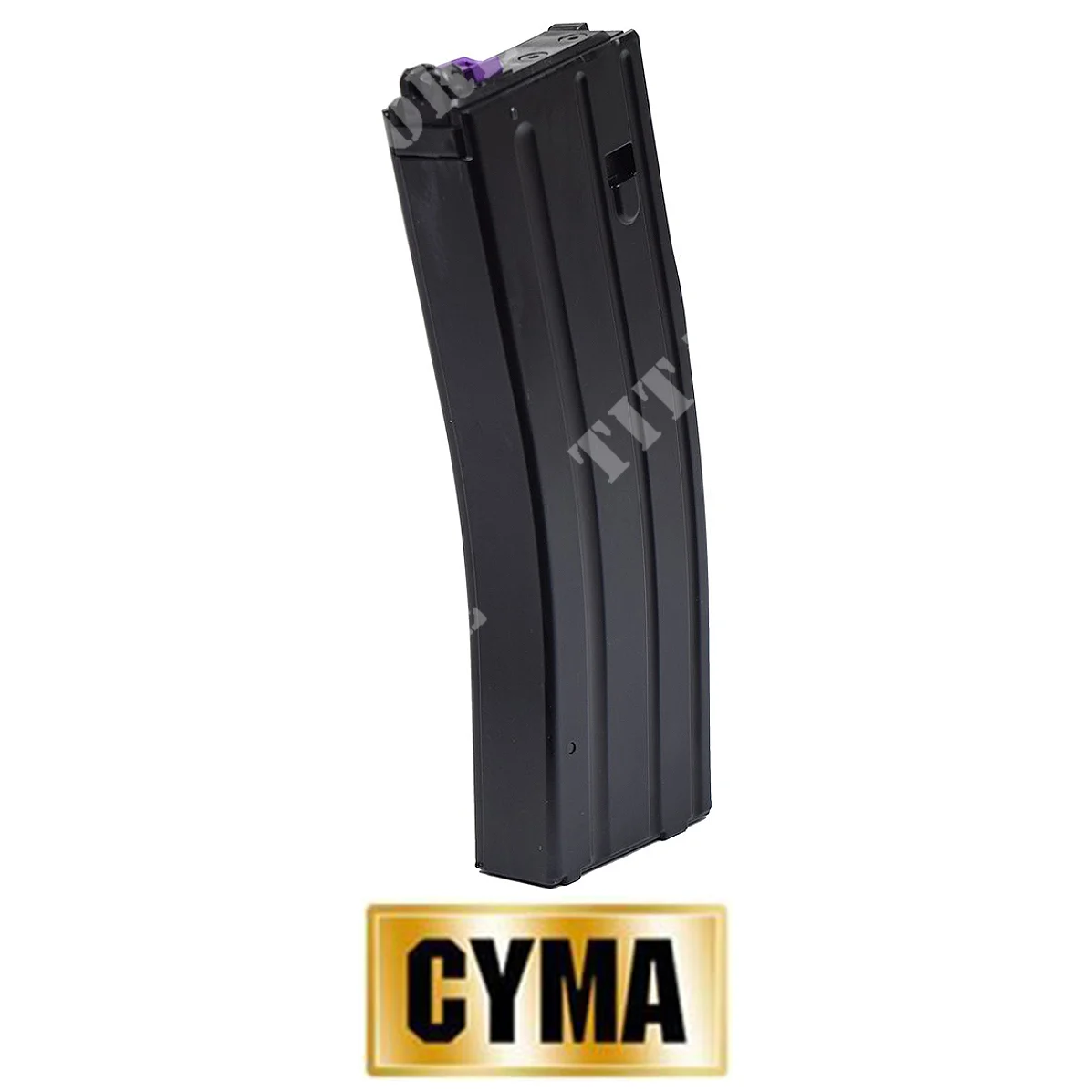 CARGADOR DE UNA SOLA COLA DE 30BB CO2 NEGRO PARA M4 CGS CYMA (CM-MAGCGS02)