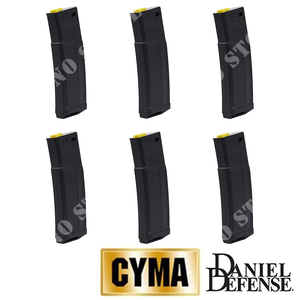 CAJA 6 CARGADORES DANIEL DEFENSE MID-CAP 230BB NEGRO CYMA (M236)