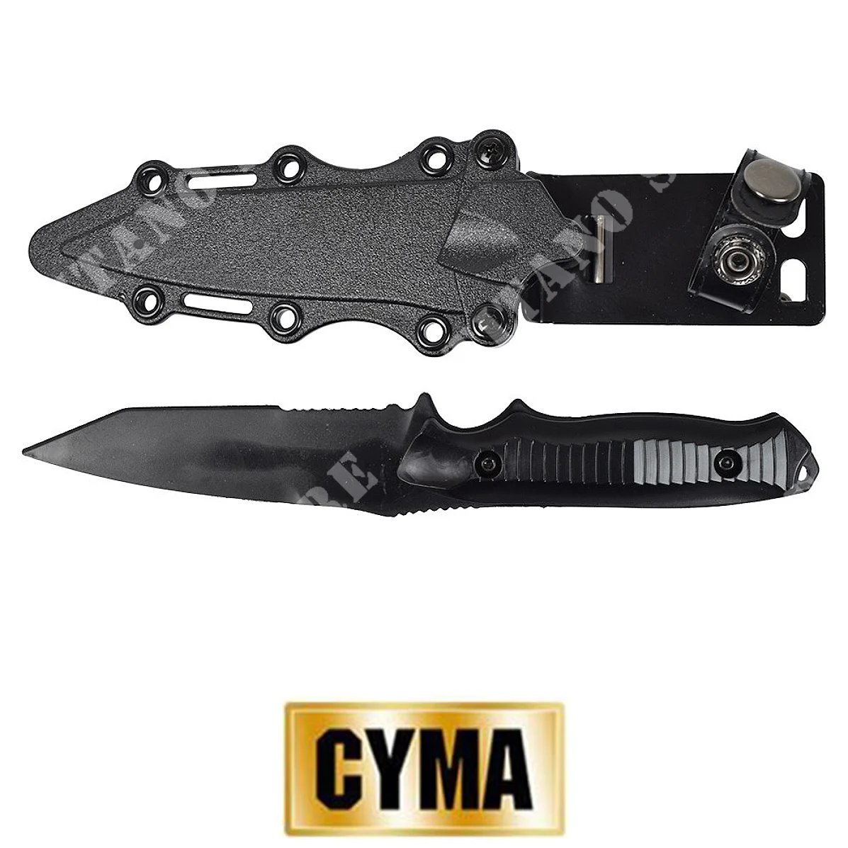 CUCHILLO TÁCTICO 141 DUMMY NEGRO CYMA (HY-017B)