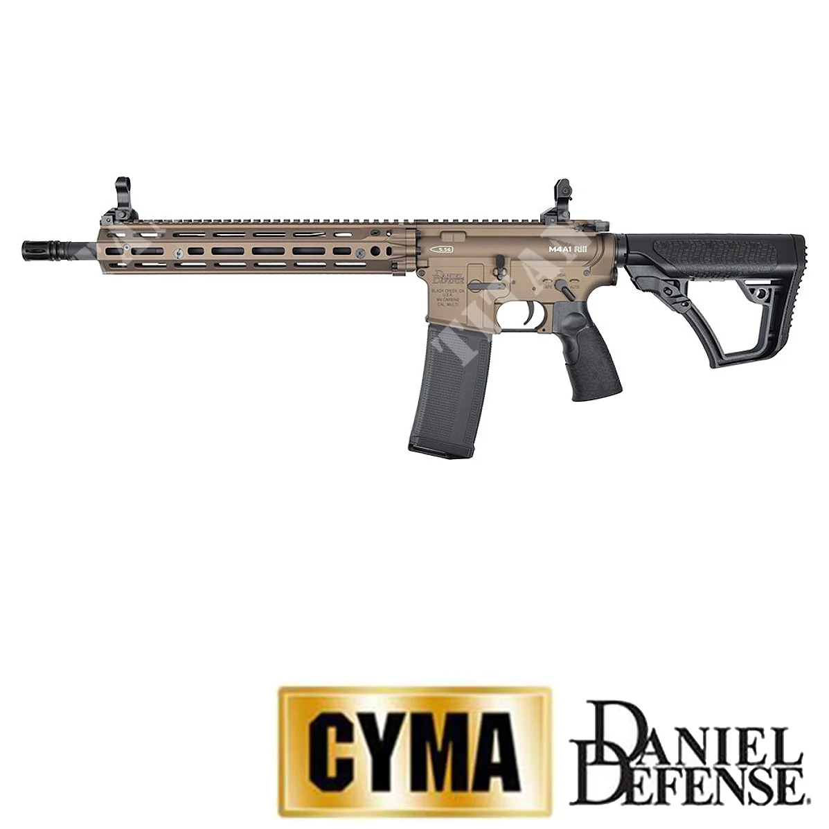 RIFLE DEFENSA DANIEL MK18 RIS III DE 14,5" DE BRONCE CYMA (CM105AT)