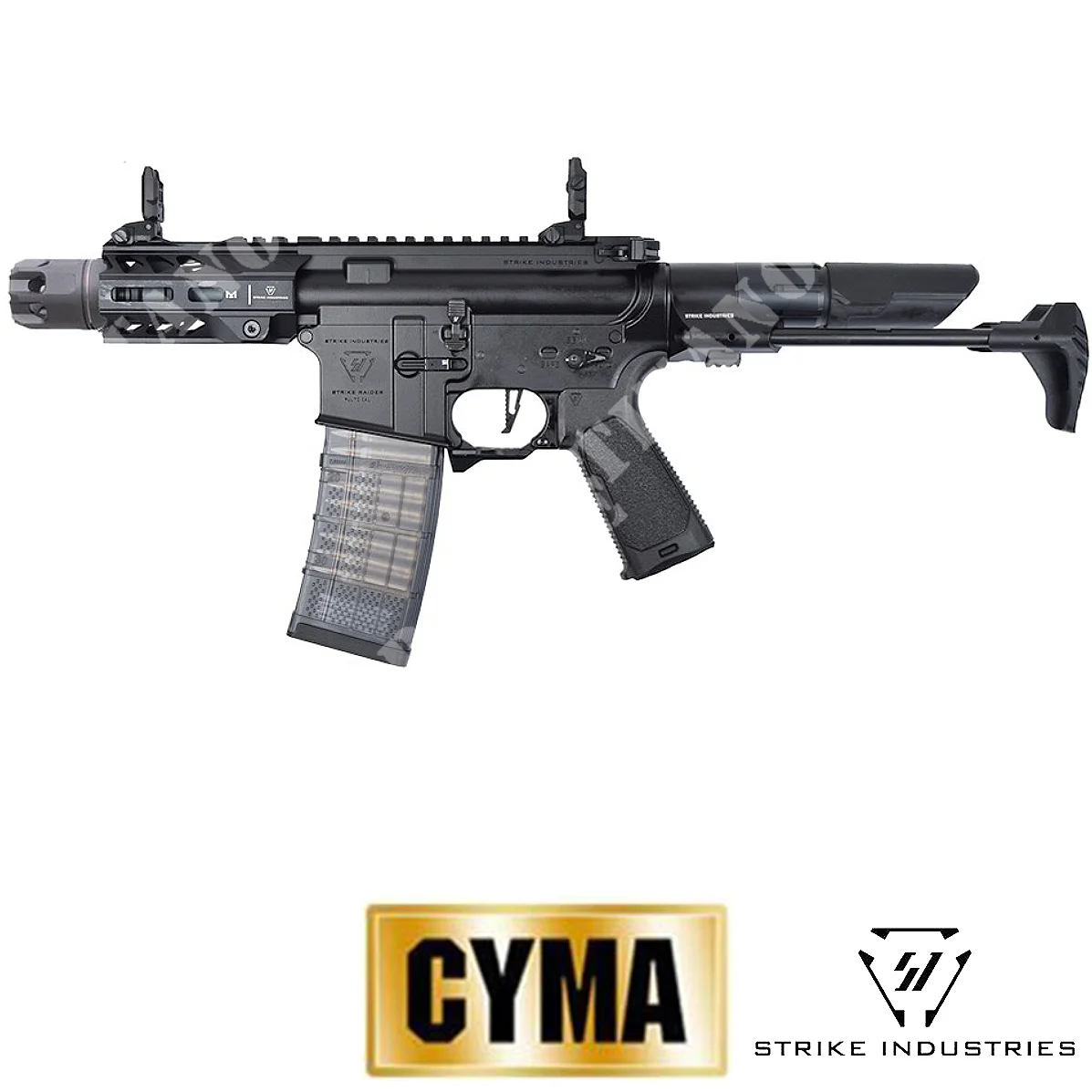 RIFLE DE GAS CGS STRIKE INDUSTRIES STRIKE RAIDER 4" NEGRO CYMA (CM1301B)