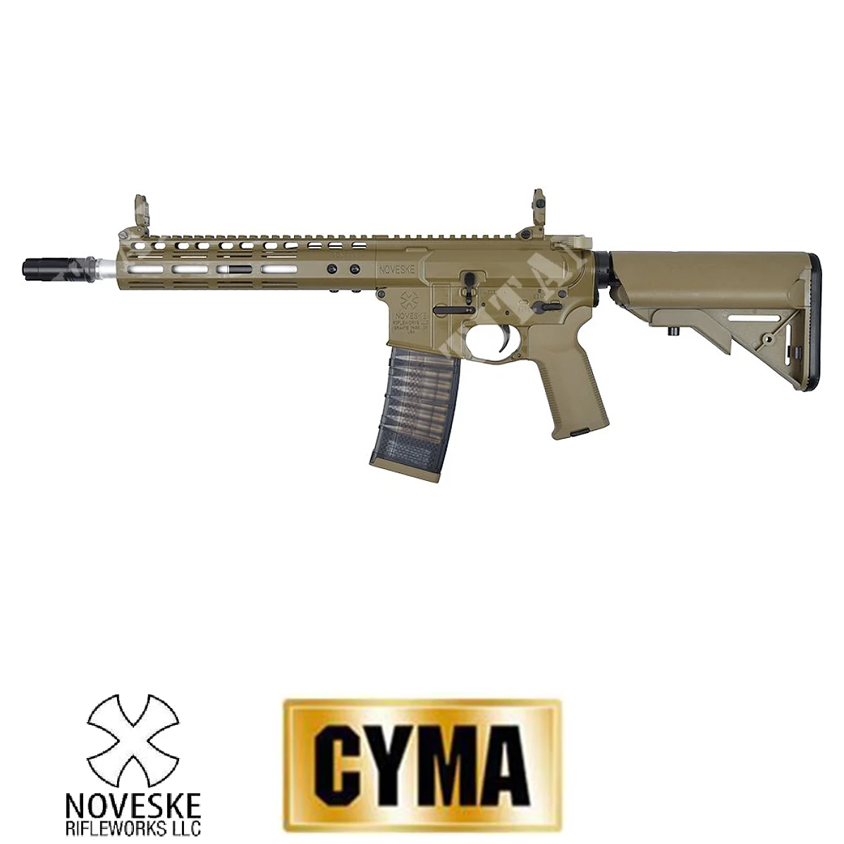 RIFLE DE GAS CGS NOVESKE N4 9.0" TAN CYMA (CM1201T)