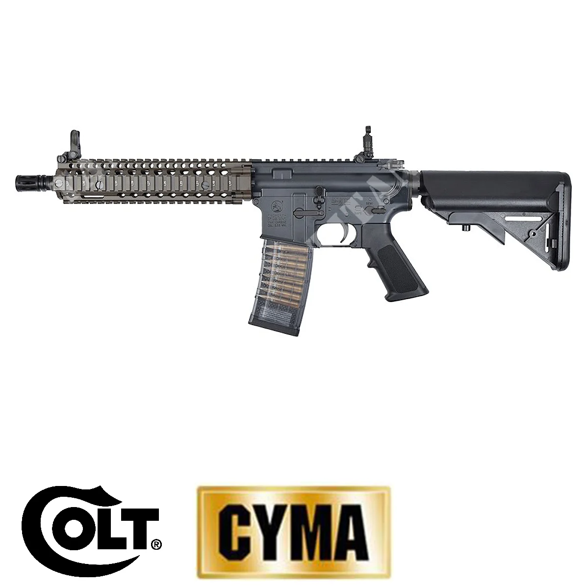 RIFLE COLT CGS GBB MK18 DE 10,5" NEGRO CYMA (CM1001)