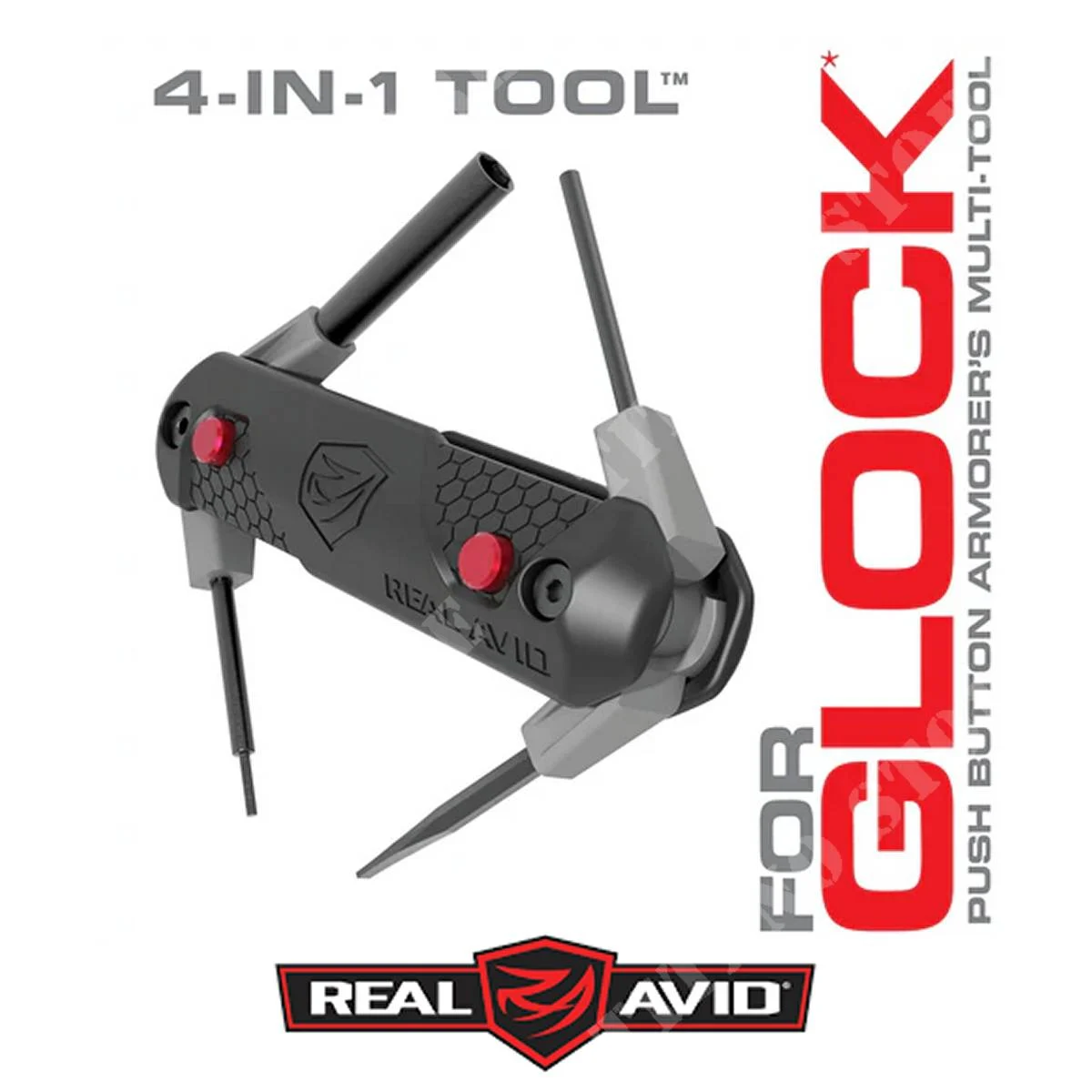 HERRAMIENTA MULTIUSOS 4 EN 1 PARA GLOCK REAL AVID (AV-AVGLOCK41)