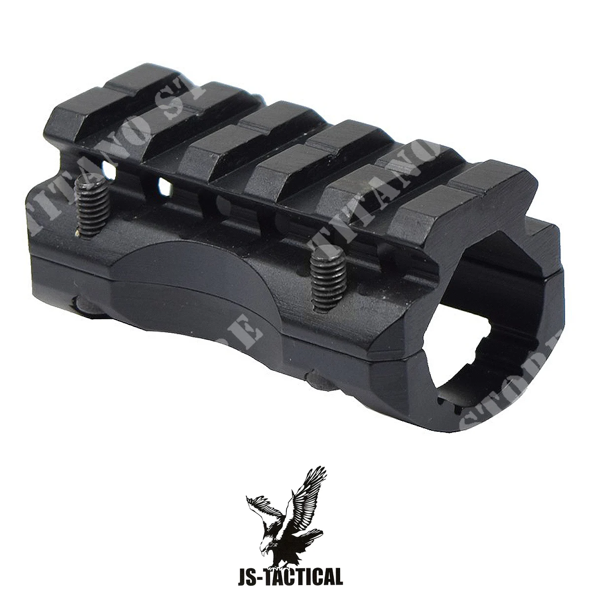 CORREDERA DE 20 MM PARA CAÑÓN EXTERIOR NEGRO JS TACTICAL (JS-B225)