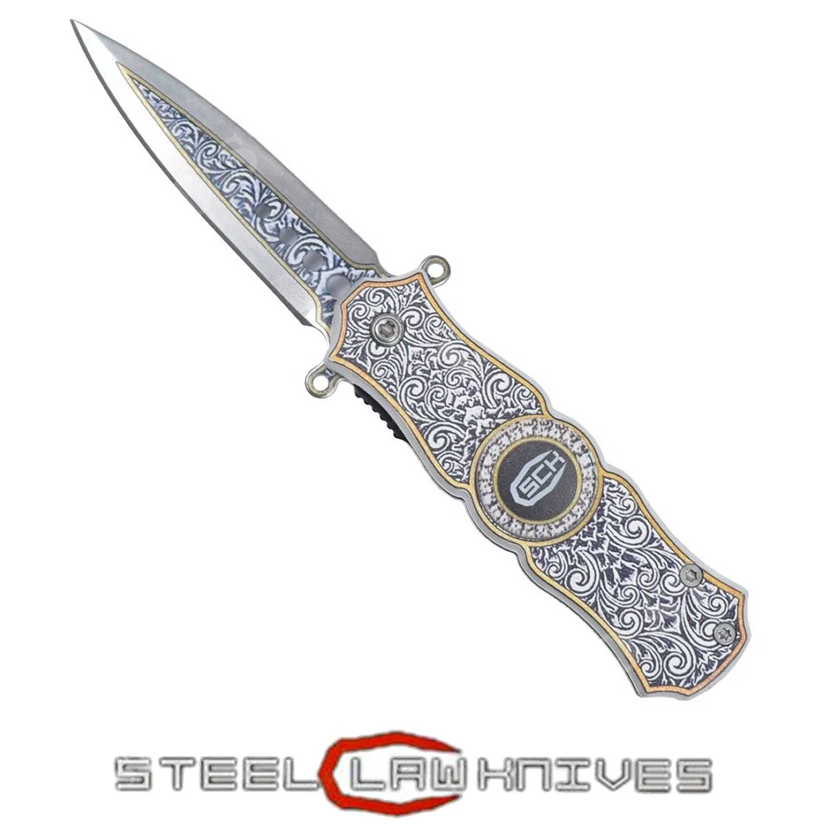 NAVAJA DE BOLSILLO CON APERTURA ASISTIDA SCK (CW-221)