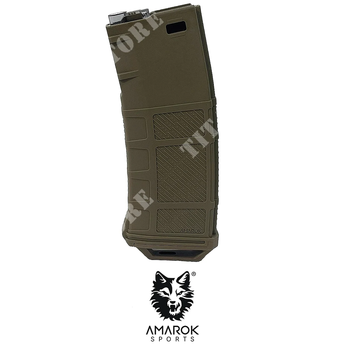 CARGADOR DE UNA SOLA COLA M4 250BB TIPO A MARRÓN TAN/AHUMADO AMAROK (MAG250-TYPE-A9)
