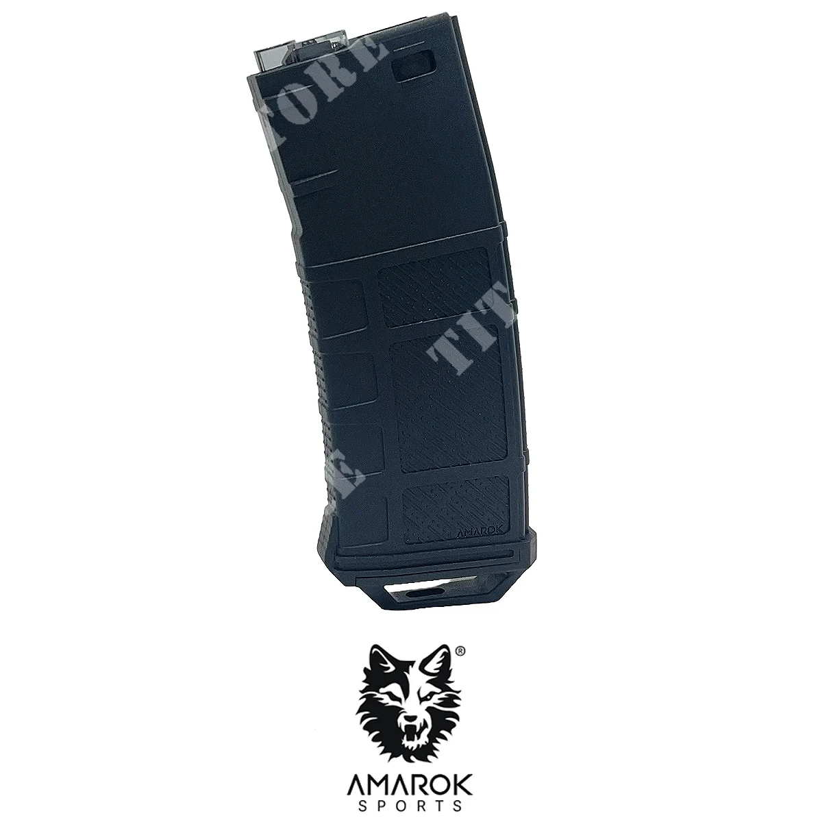 CARGADOR DE UNA SOLA COLA M4 250BB NEGRO/AHUMADO TIPO A AMAROK (MAG250-TYPE-A2)