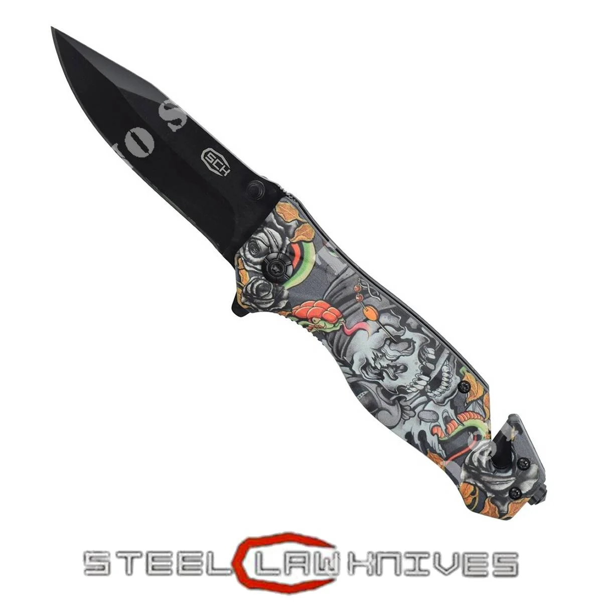 NAVAJA DE BOLSILLO CON APERTURA ASISTIDA SCK (CW-224)