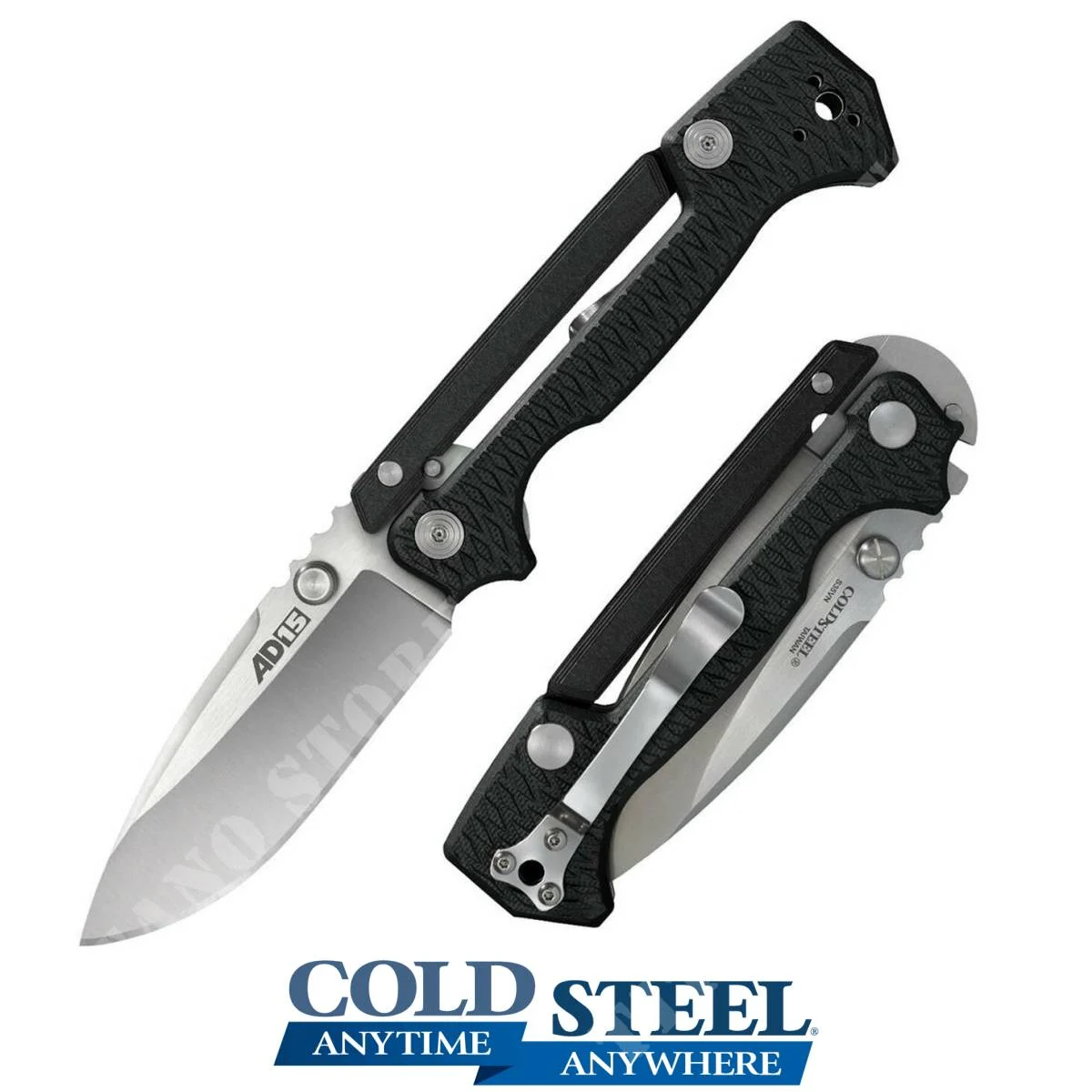 CUCHILLO DE ACERO FRÍO NEGRO AD-15 (CS-58SQB)