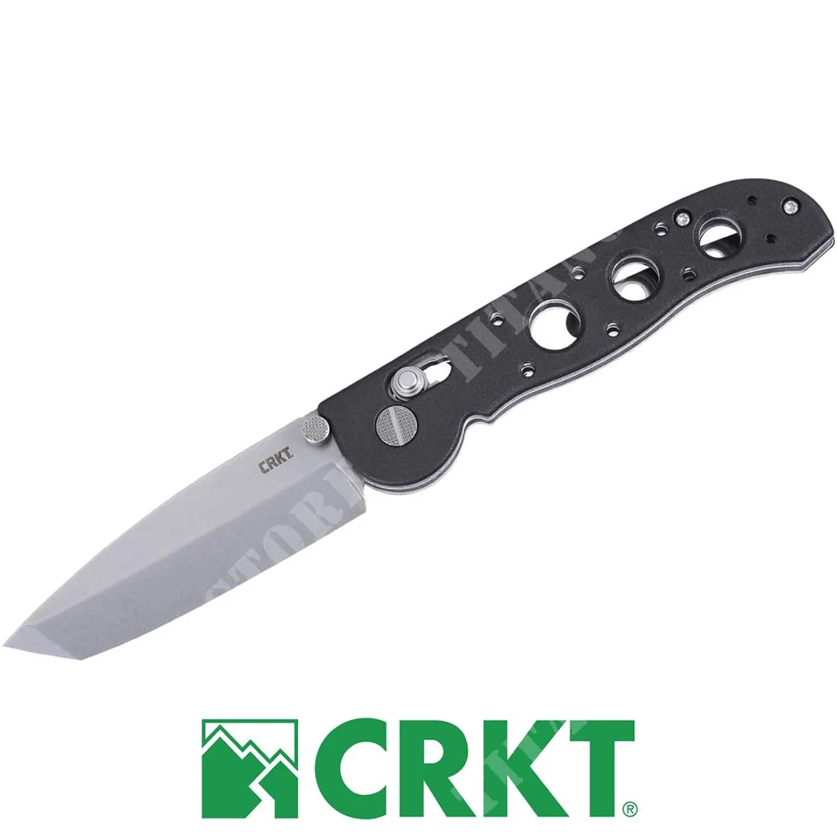 CUCHILLO M16-X CON BLOQUEO DE BARRA TRANSVERSAL NEGRO M16-02X CRKT (C45M1602X0)