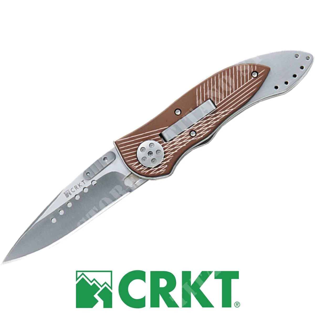 CUCHILLO E-LOCK BRONCE 7323 PLAIN CRKT (C45000732)