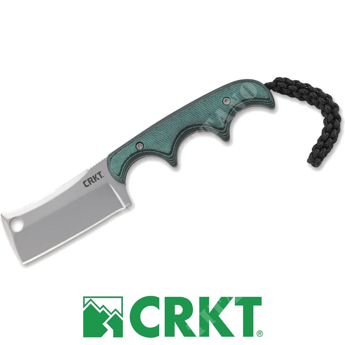 CUCHILLO MINIMALISTA NESSMUK VERDE 2376 CRKT (C450002376)