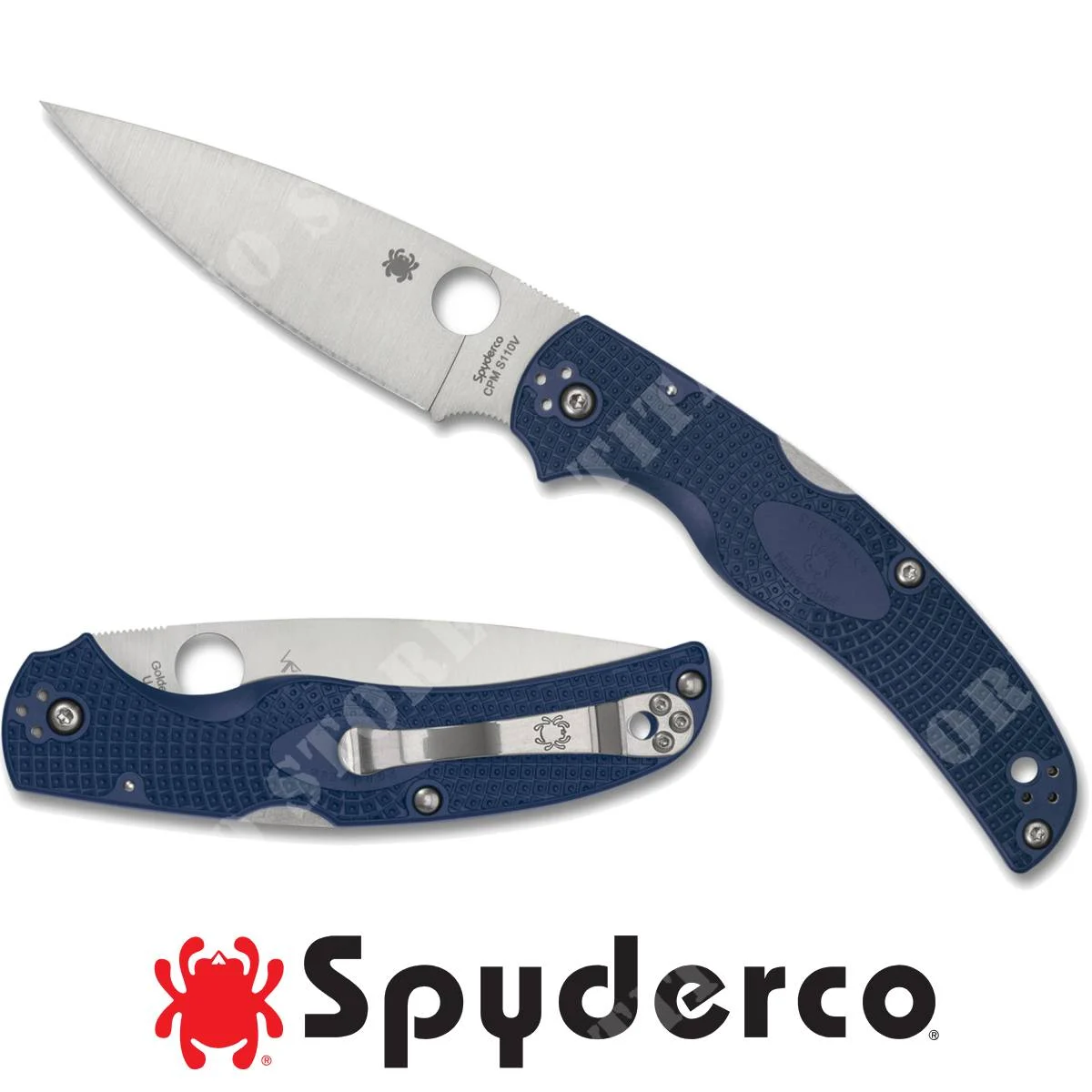 CUCHILLO NATIVE CHIEF FRN AZUL OSCURO DE SPYDERCO (C244PDBL)