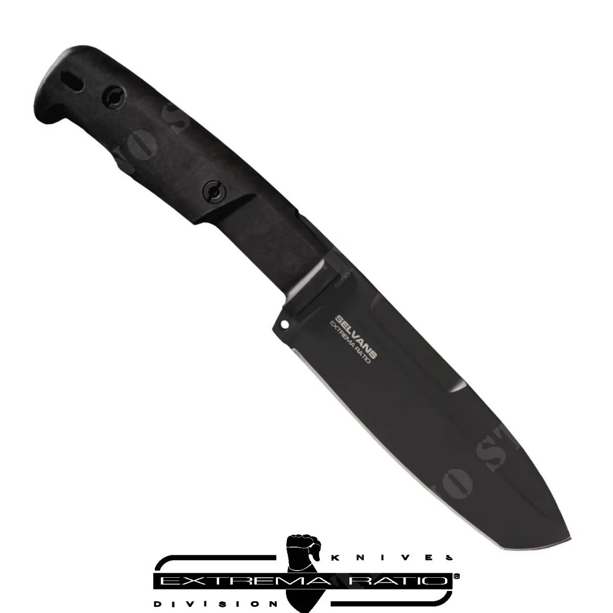 CUCHILLO SELVANS S600 NEGRO DE RELACIÓN EXTREMA (0129/S6/BLK-BLK)