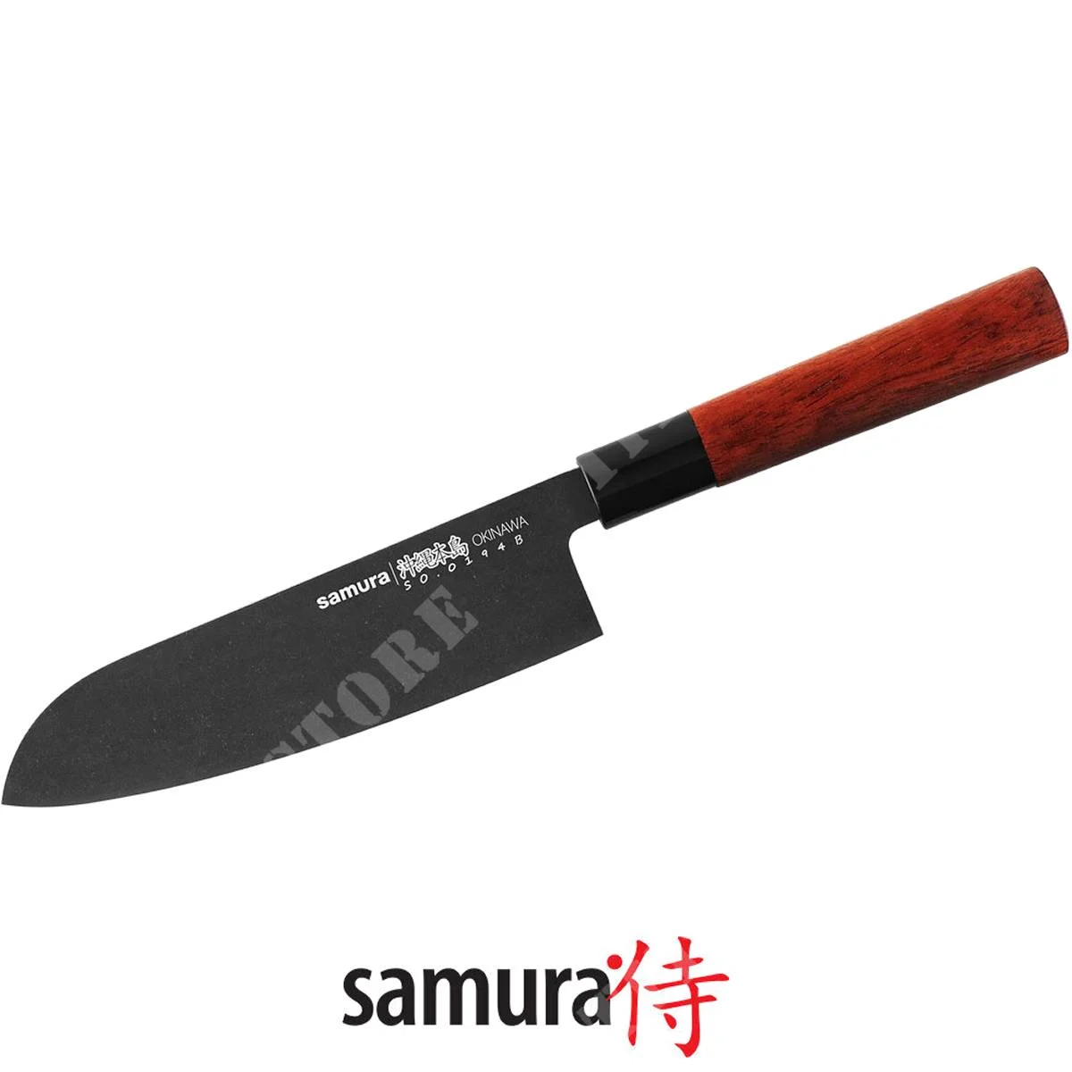 Cuchillo Santoku de Okinawa STW (SO-0194B)
