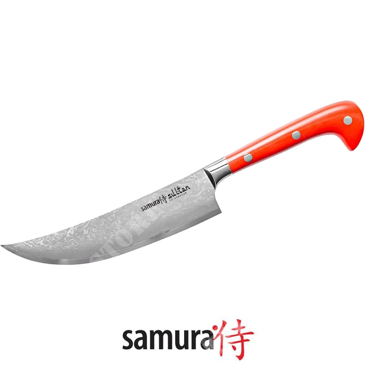 CUCHILLO CORTADOR SULTAN CM.15,9 ROJO SU-0086DBR SAMURA (C670SU86DR)