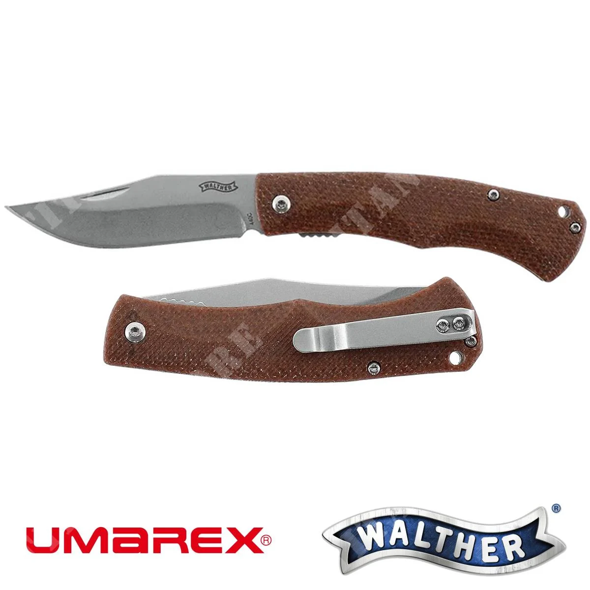 NAVAJA WALTHER DE DOS MANOS CLIPPOINT CTK-2 (5.1096)