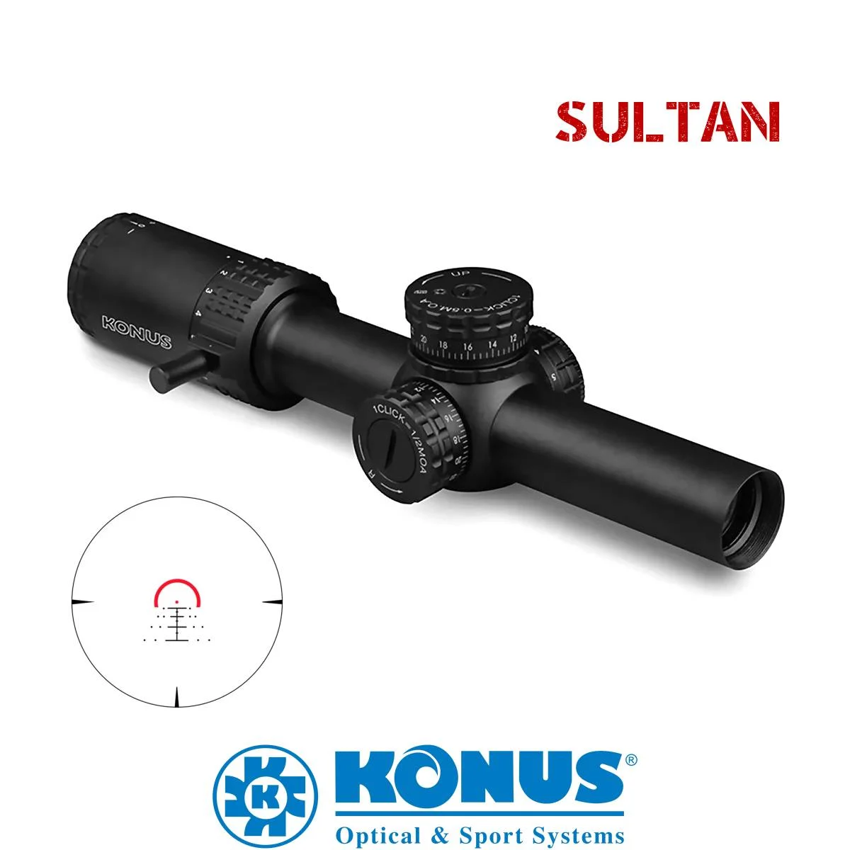 ÓPTICA SULTAN 1-10X24 KONUS (7193)