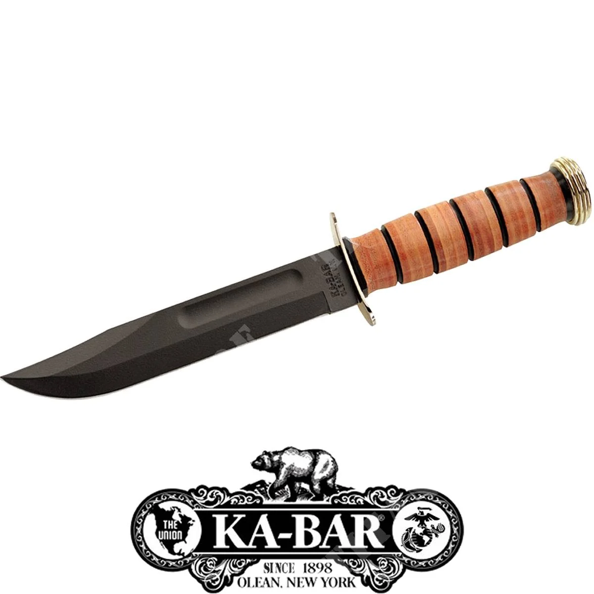 CUCHILLO KA-BAR DE GRADO 1215 DE PRESENTACIÓN DEL USMC (C204001215)