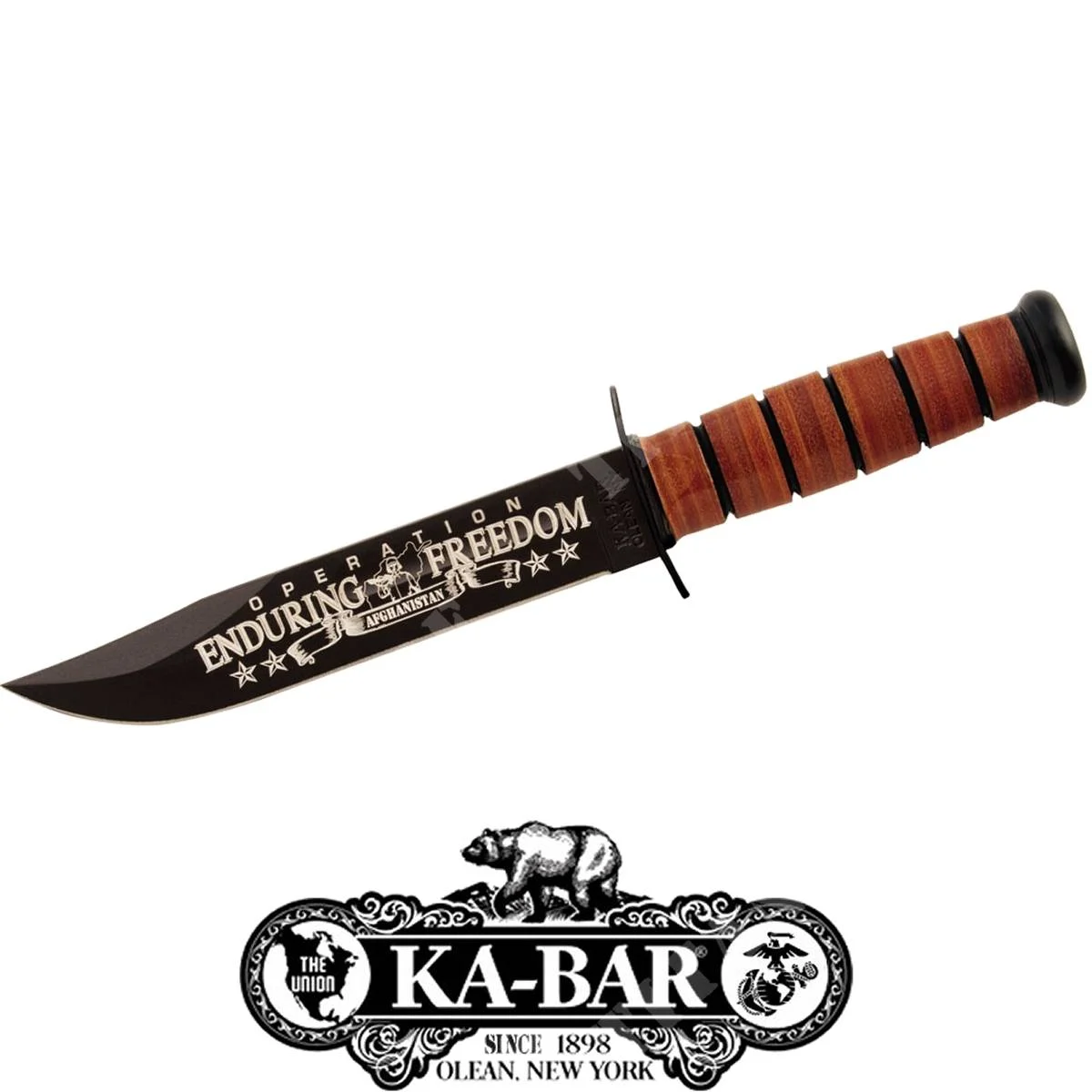 CUCHILLO KA-BAR 9169 DE LA OEF AFGANISTÁN DEL USMC (C204009169)
