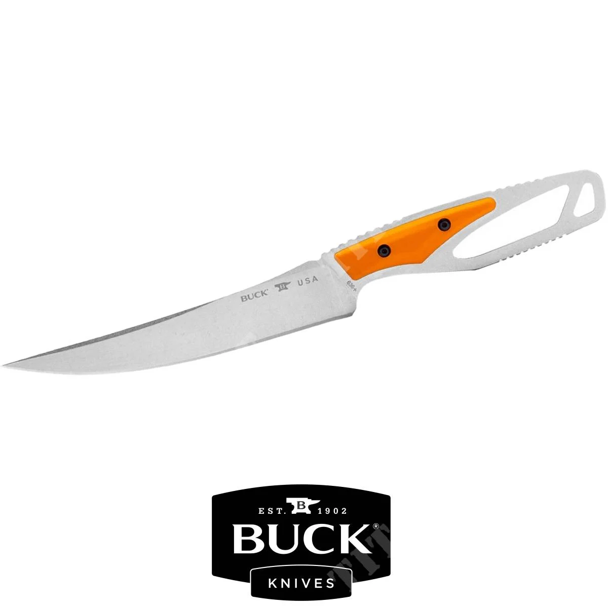 CUCHILLO BUCK PAKLITE PROCESSOR SELECT ORANGE GFN (636ORS)
