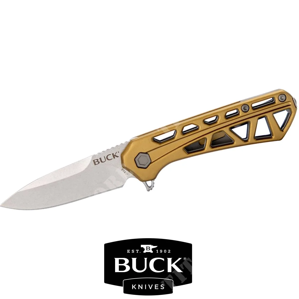 CUCHILLO BUCK MINI TRACE DE BRONCE (814BRS)