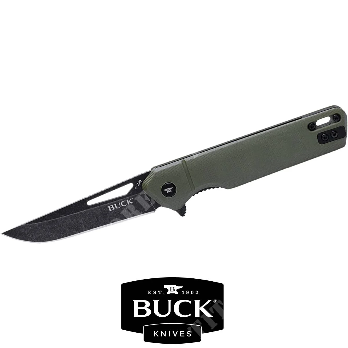 CUCHILLO BUCK INFUSION OD GREEN G-10 (239GRS)