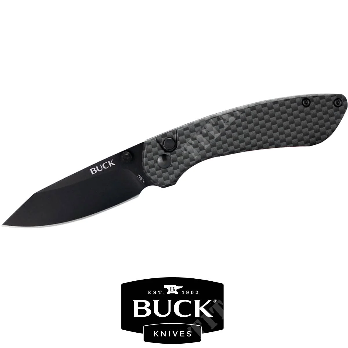 CUCHILLO BUCK MINI SOVEREIGN STEEL CF (743 CFS)