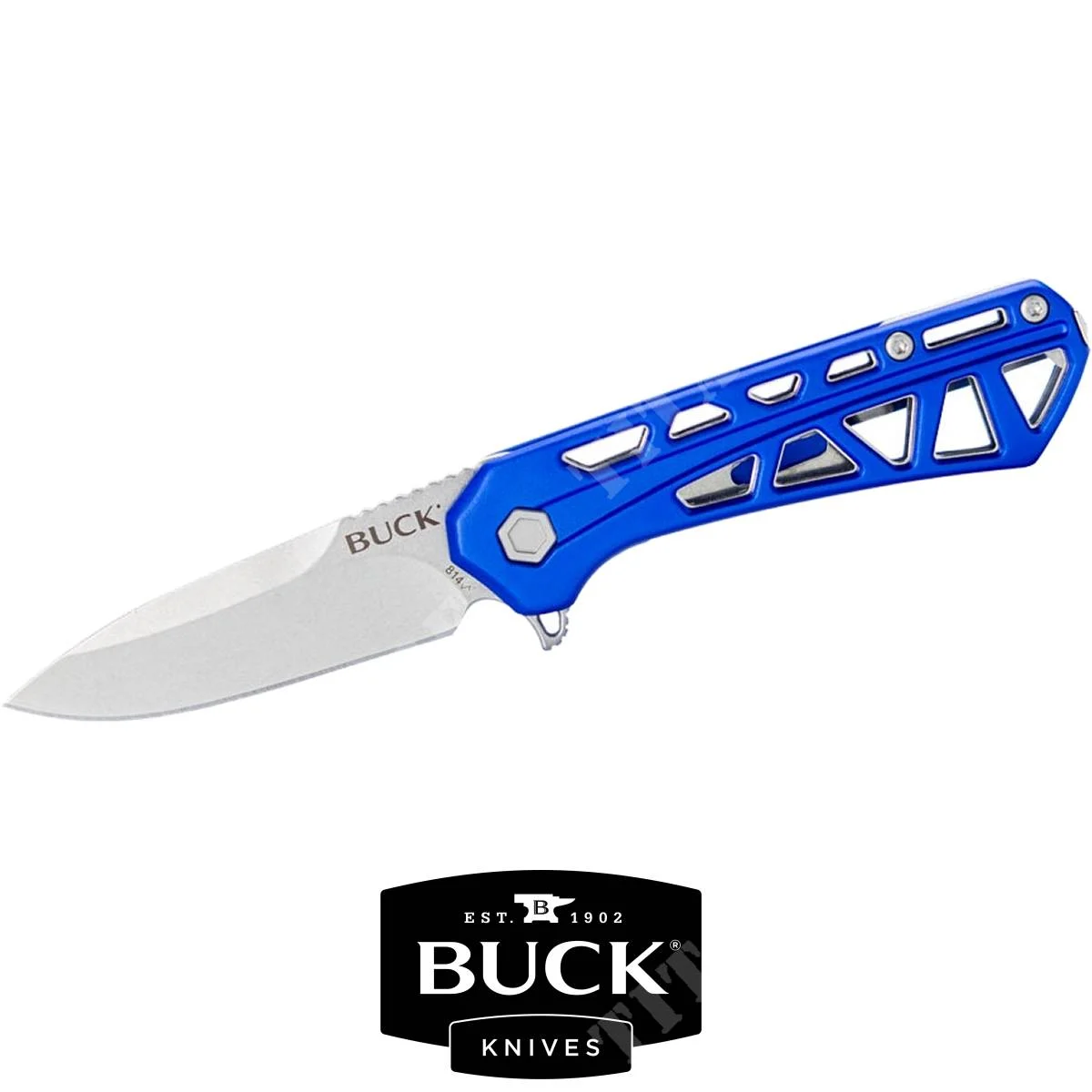 CUCHILLO MINI TRACE BLUE BUCK (814BLS)