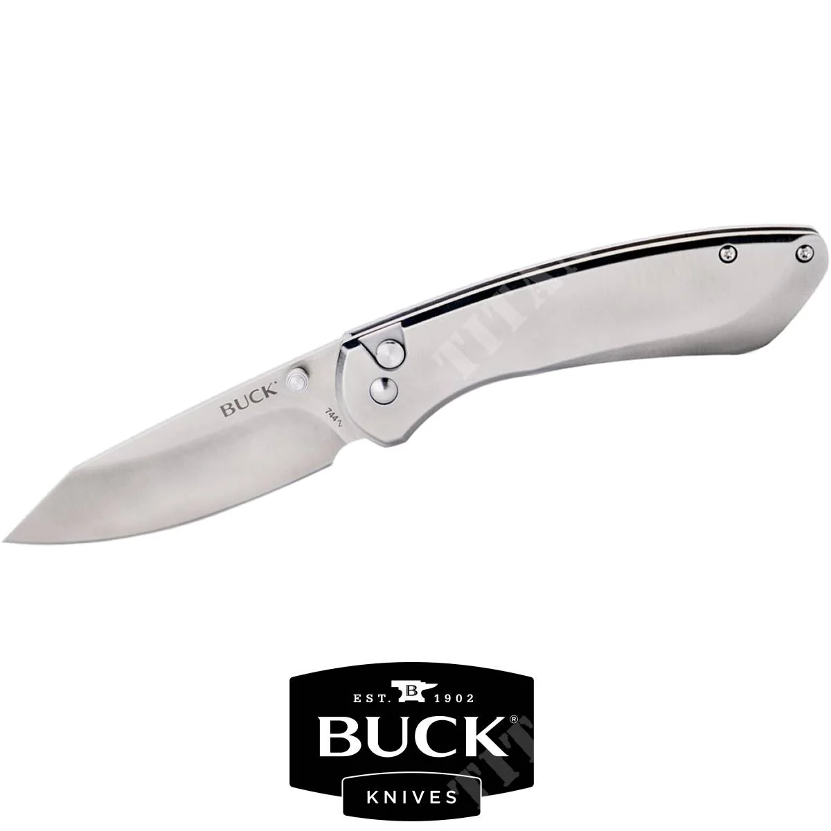 CUCHILLO BUCK DE ACERO INOXIDABLE SOVEREIGN (744SSS)