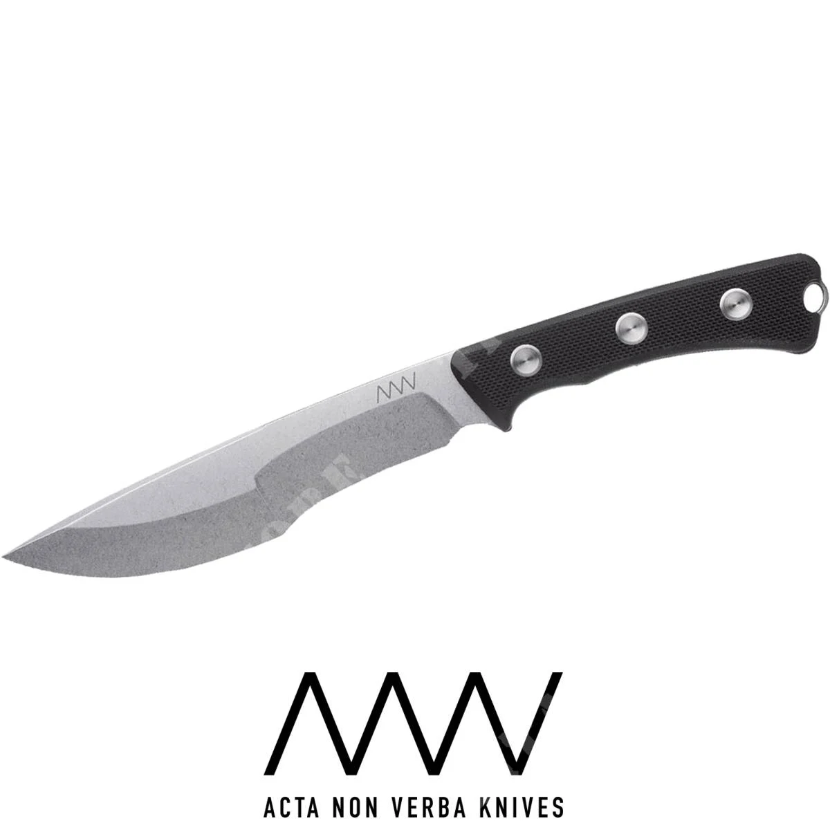 CUCHILLO P500 STONEWASH G10B LACK GRUESO ANV (ANVP500-006)