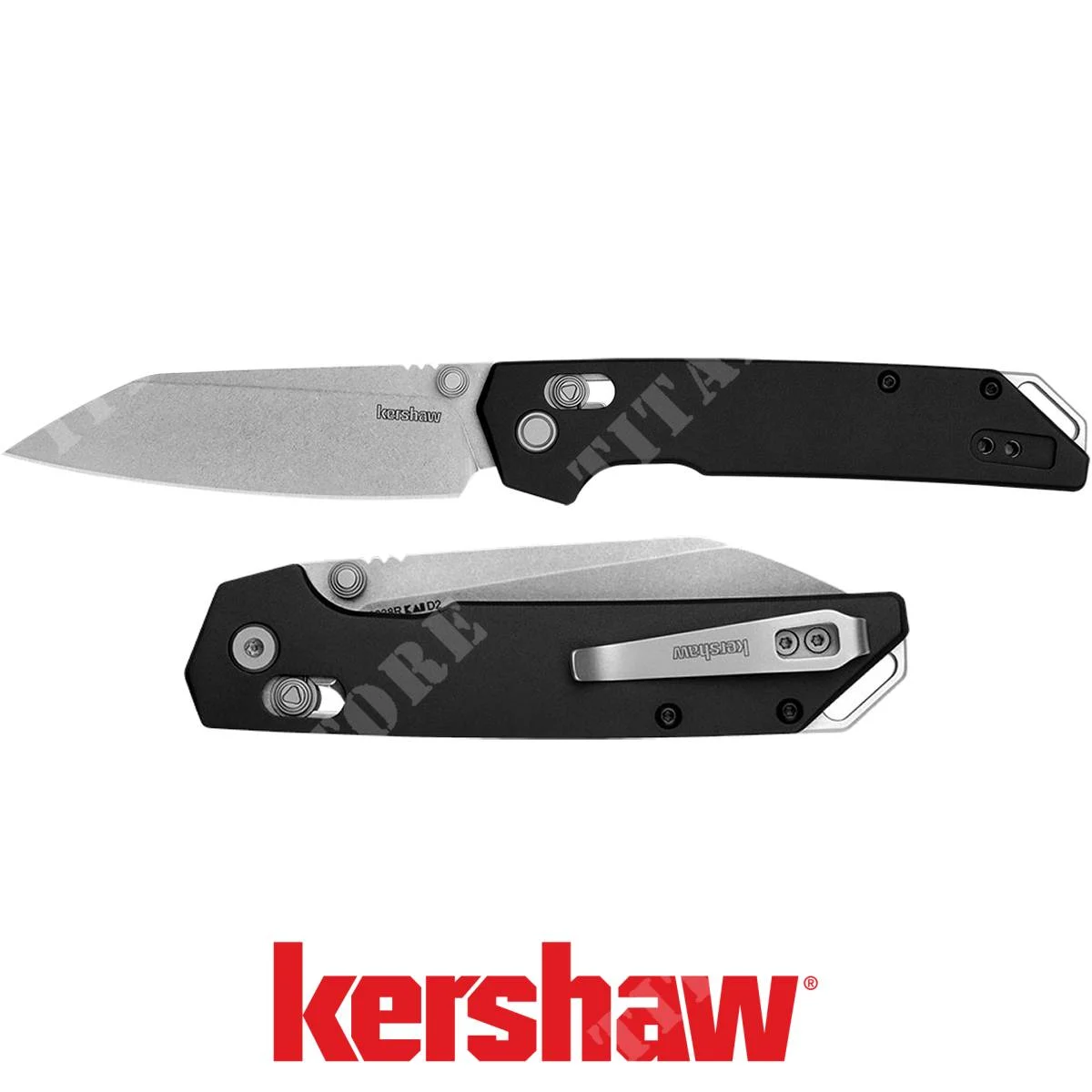 CUCHILLO TANTO INVERSO DE IRIDIO KERSHAW (2038R)