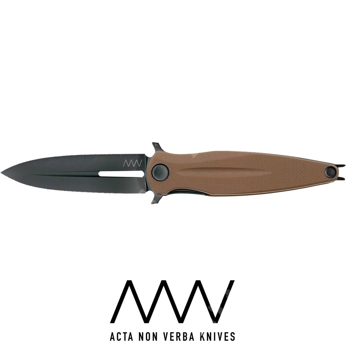 CUCHILLO ANV Z400 BB DLC G10 COYOTE NEGRO (ANVZ400-016)