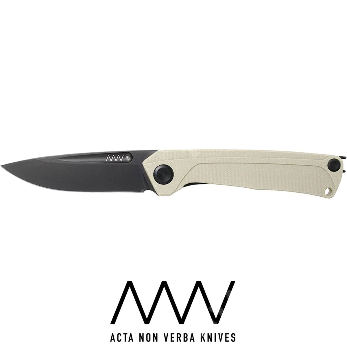 CUCHILLO Z200 DLC NEGRO G10 BLANCO ANV (ANVZ200-01)