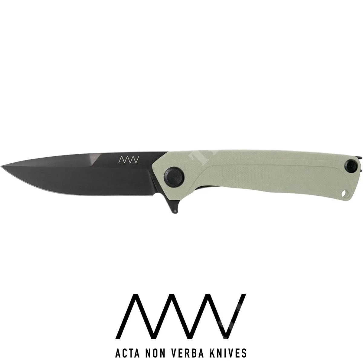 CUCHILLO ANV Z100 DLC NEGRO G10 BLANCO (ANVZ100-022)