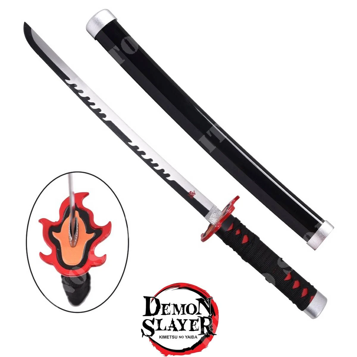 MINI KATANA ORNAMENTAL CON HOJA DE BAMBÚ (ZS666MI-WD)
