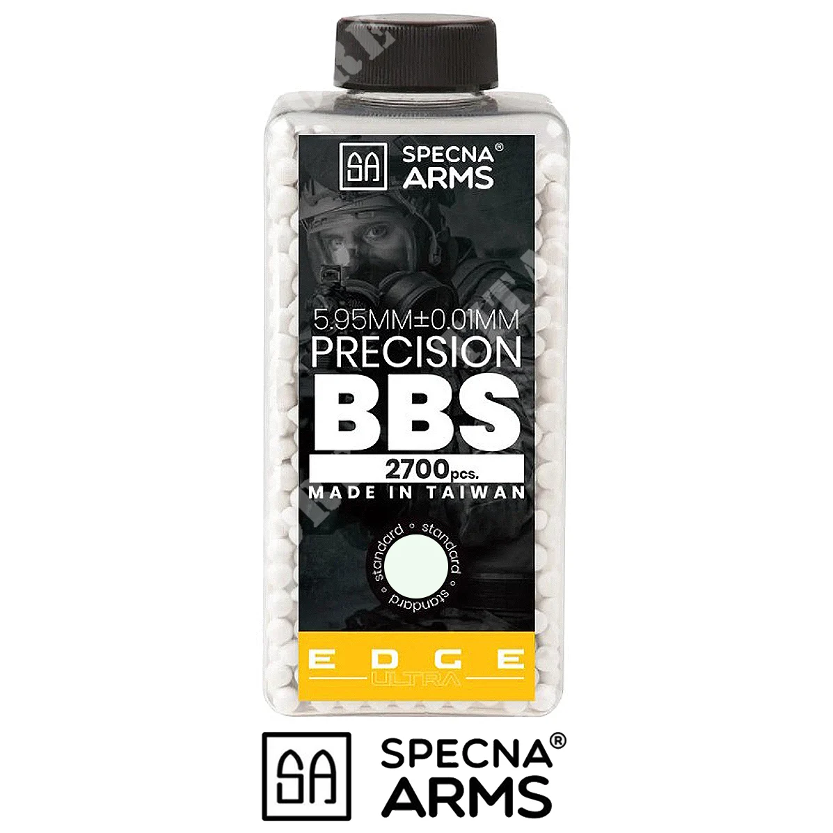 Balines de borde de botella, 0,28 g, blancos, 2700 BB, SPECNA ARMS (SPE-16-039977)