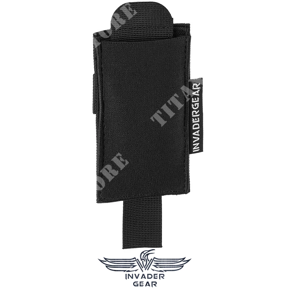 Bolsillo de señal de impacto negro Invader Gear (INV-36605)